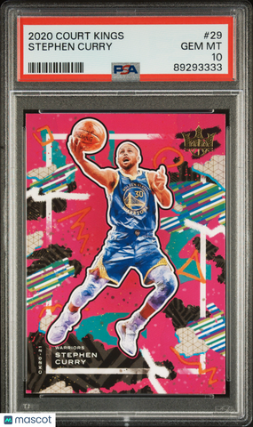 Stephen Curry - 2020 Panini Court Kings PSA 10