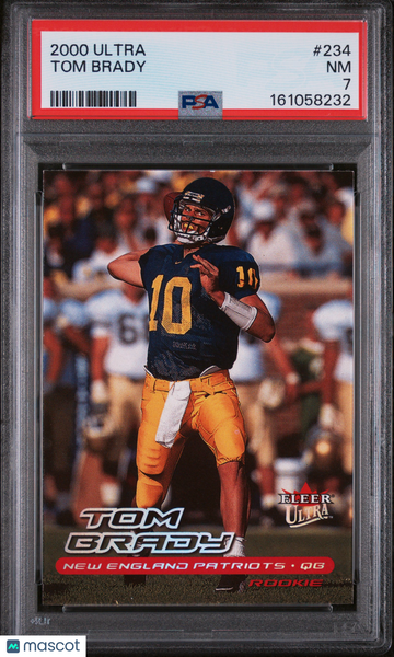 Tom Brady - 2000 Ultra Rookie #234 PSA 7