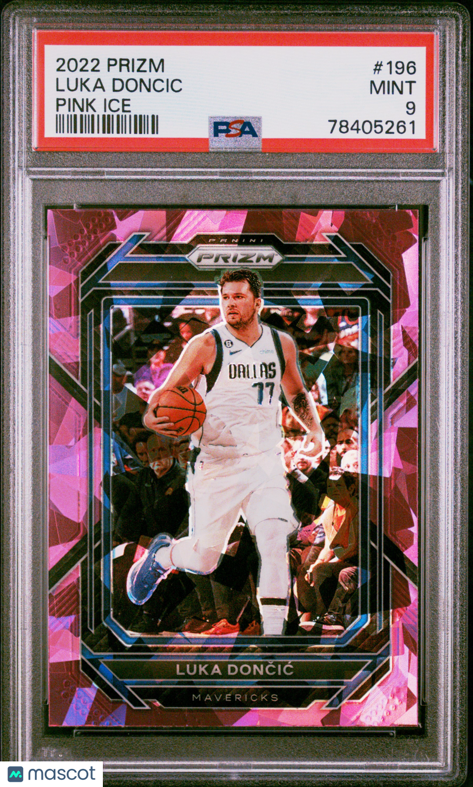 Luka Doncic - 2022 Panini Prizm Pink Ice PSA 9
