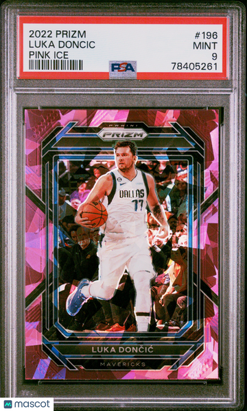 Luka Doncic - 2022 Panini Prizm Pink Ice PSA 9