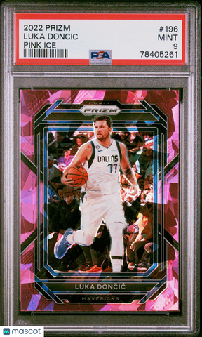 Luka Doncic - 2022 Panini Prizm Pink Ice PSA 9