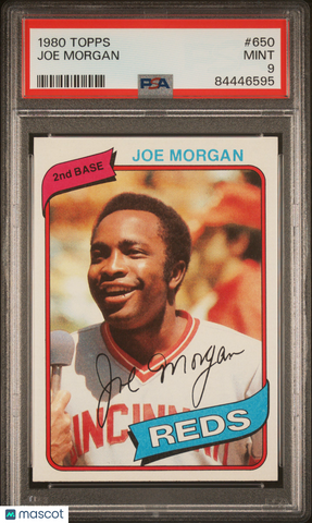 Joe Morgan - 1980 Topps PSA 9
