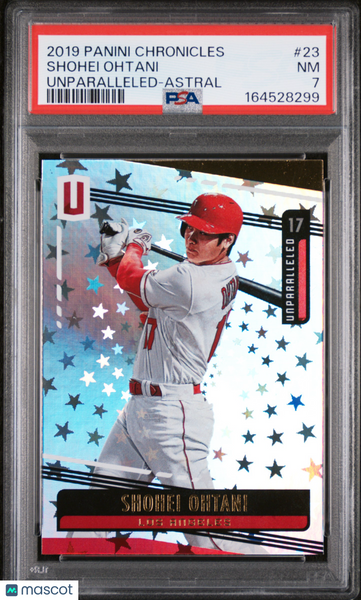 Shohei Ohtani - 2019 Panini Chronicles Unparalleled Astral PSA 7 #23