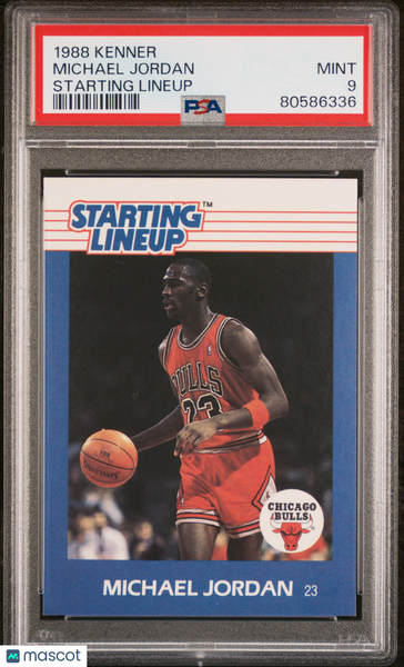 Michael Jordan - 1988 Kenner Starting Line-Up Lineup PSA 9