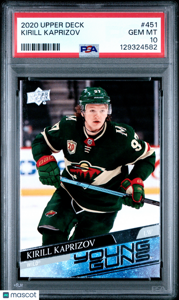 Kirill Kaprizov - 2020 Upper Deck PSA 10