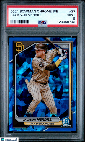 Jackson Merrill - 2024 Bowman Chrome Sapphire Edition PSA 9