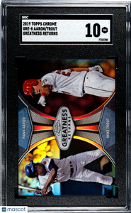 Trout Aaron - 2019 Topps Chrome Greatness Returns SGC 10