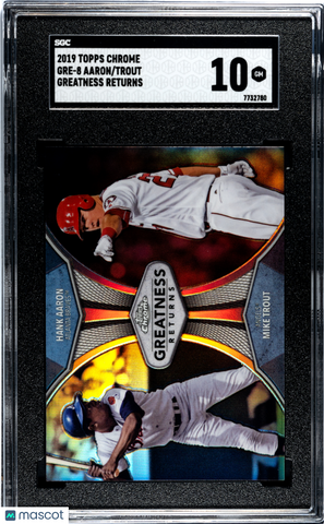 Trout Aaron - 2019 Topps Chrome Greatness Returns SGC 10