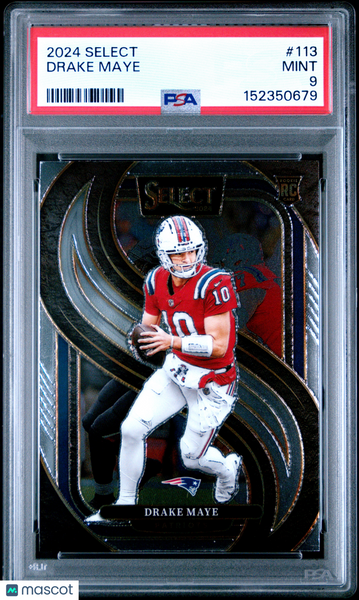 Drake Maye - 2024 Panini Select PSA 9