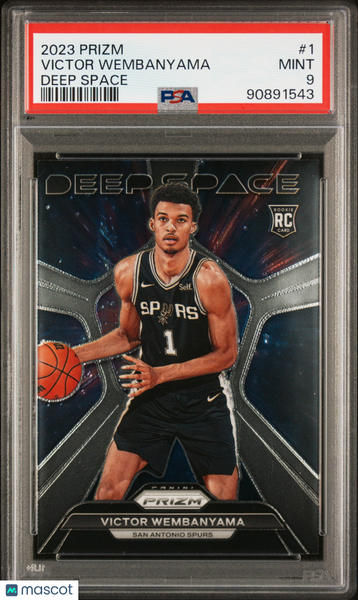 Victor Wembanyama - 2023 Panini Prizm Deep Space PSA 9