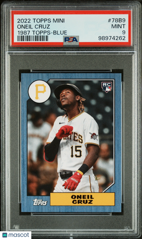 Oneil Cruz - 2022 Topps Mini 1987 Topps Blue PSA 9