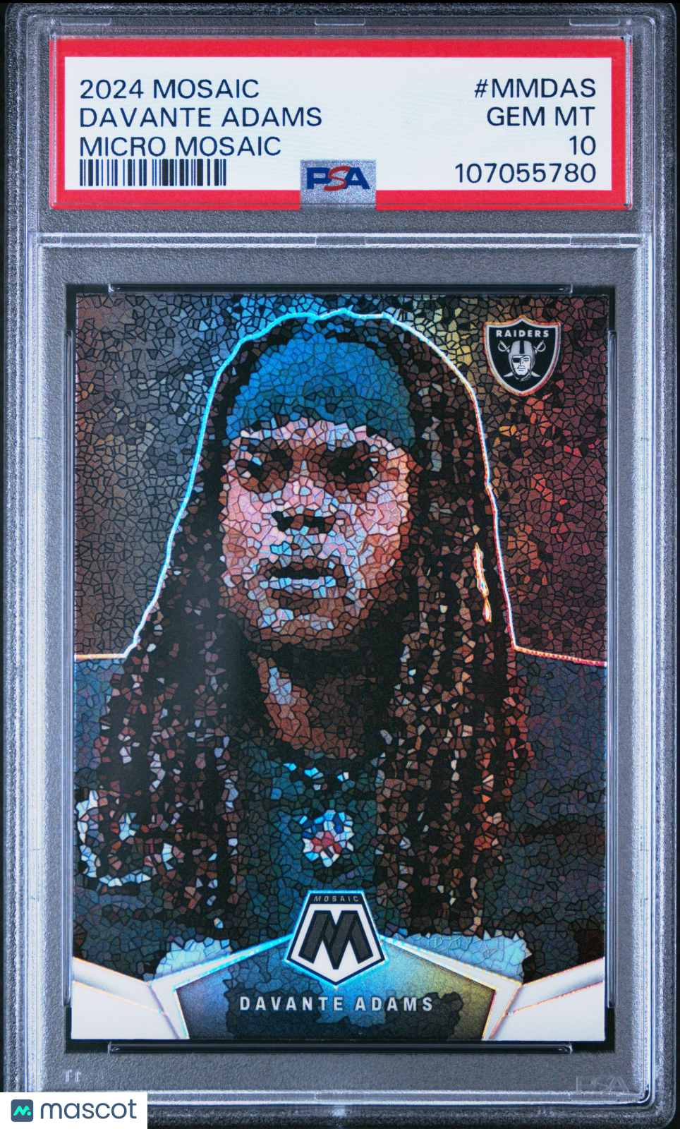 Davante Adams - 2024 Panini Mosaic Micro Mosaic PSA 10