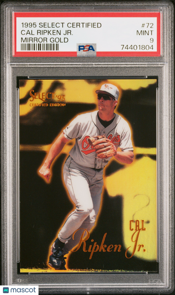 Cal Ripken JR. - 1995 Select Certified Mirror Gold PSA 9