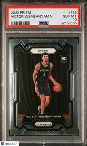 Victor Wembanyama - 2023 Panini Prizm Rookie PSA 10
