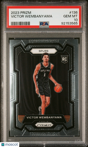 Victor Wembanyama - 2023 Panini Prizm Rookie PSA 10