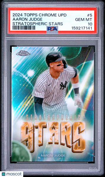 Aaron Judge - 2024 Topps Chrome Update Stratospheric Stars PSA 10