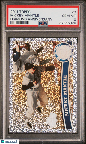 Mickey Mantle - 2011 Topps Diamond Anniversary PSA 10