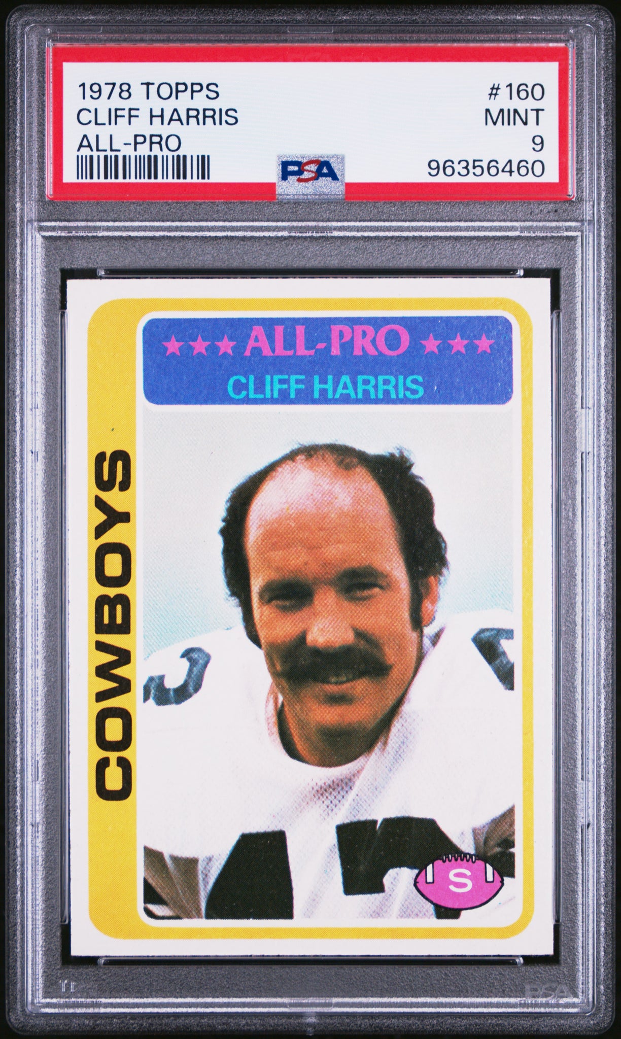 Cliff Harris - 1978 Topps All Pro PSA 9