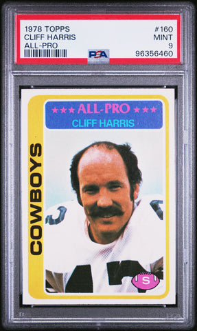 Cliff Harris - 1978 Topps All Pro PSA 9