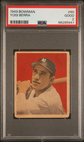 Yogi Berra - 1949 Bowman PSA 2