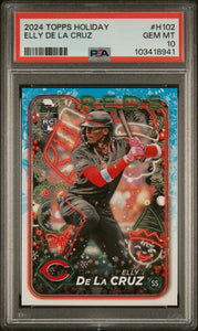 Elly De La Cruz - 2024 Topps Holiday PSA 10