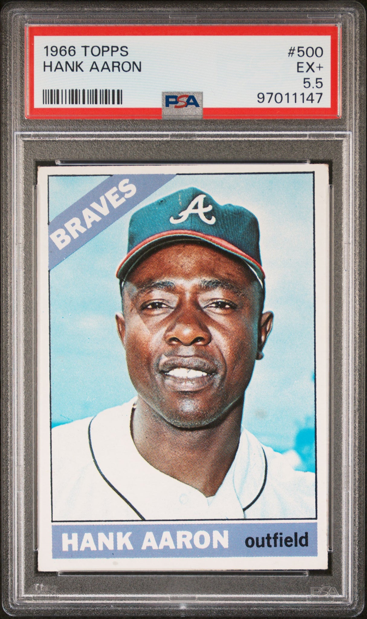 Hank Aaron - 1966 Topps PSA 5.5