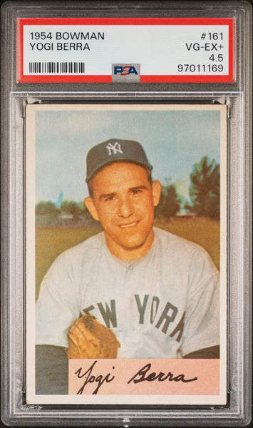 Yogi Berra - 1954 Bowman PSA 4.5