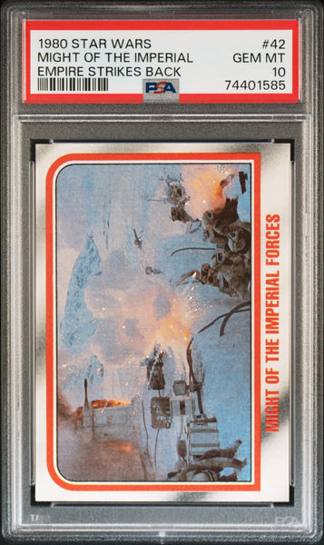 1980 Star Wars Empire Strikes Back Might Of The Imperial.. . #42 PSA 10