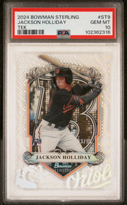 Jackson Holliday - 2024 Bowman Sterling Sterling Tek PSA 10