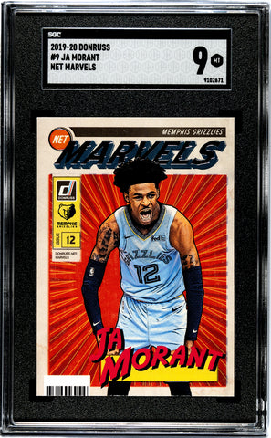 Ja Morant - 2019 Donruss Net Marvels SGC 9