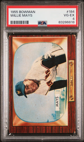 Willie Mays - 1955 Bowman PSA 4