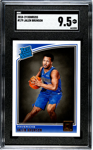 Jalen Brunson - 2018 Donruss SGC 9.5