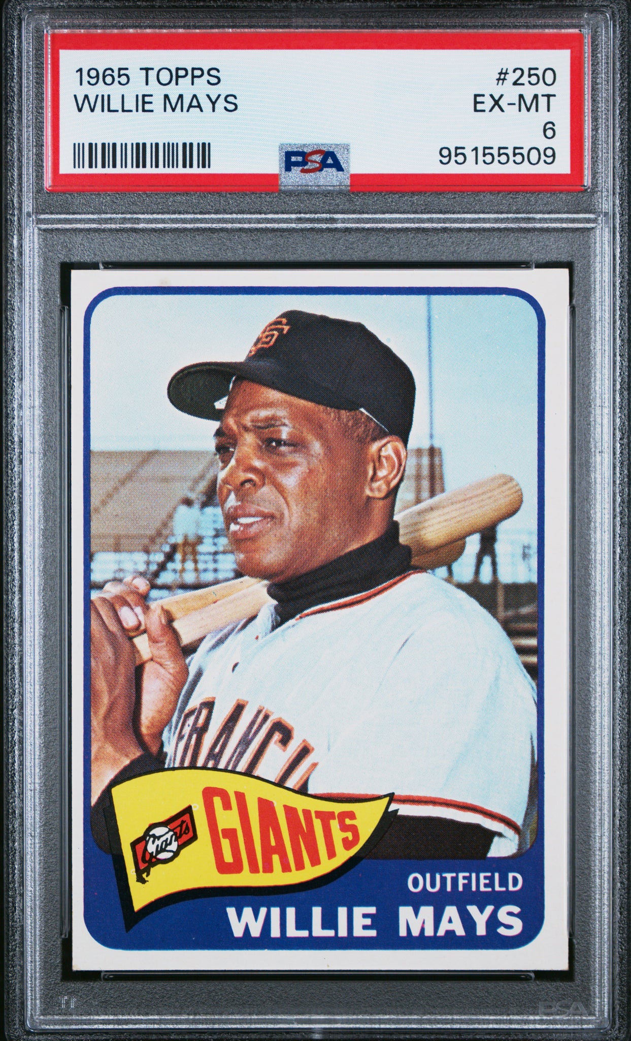 Willie Mays - 1965 Topps PSA 6