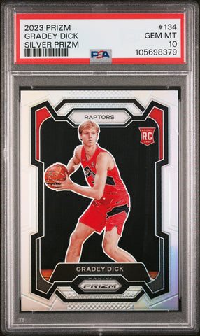 Gradey Dick - 2023 Panini Prizm Silver PSA 10