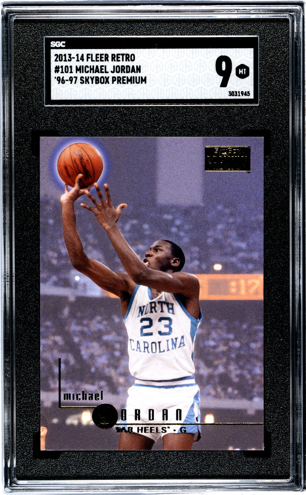 Michael Jordan - 2013 Fleer Retro '96 97 Skybox Premium SGC 9