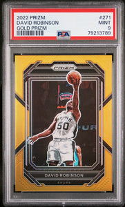 David Robinson - 2022 Panini Prizm Gold PSA 9