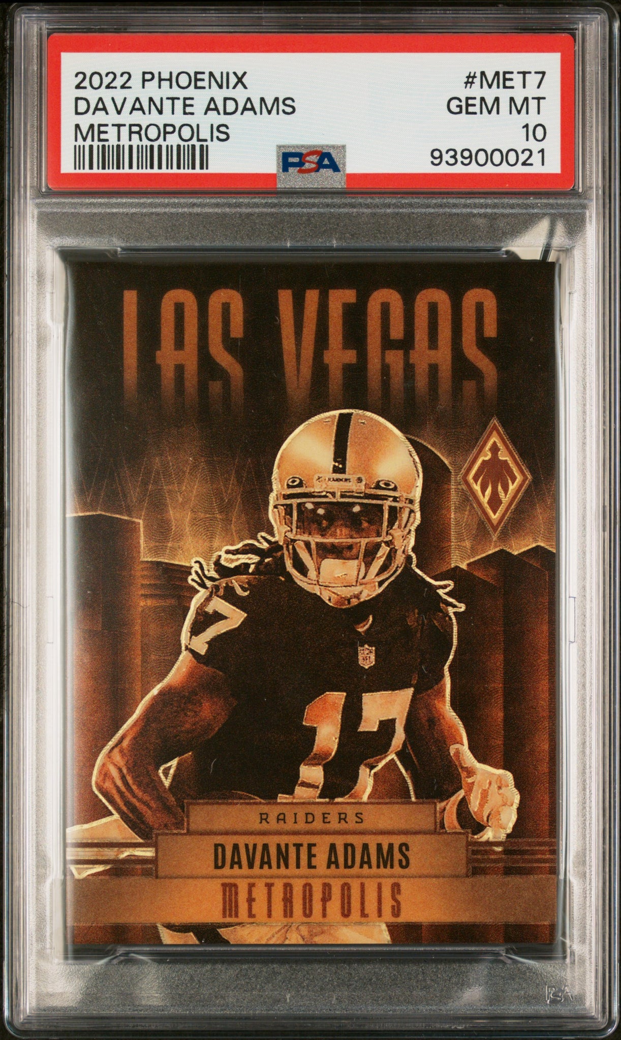 Davante Adams - 2022 Panini Phoenix Metropolis PSA 10