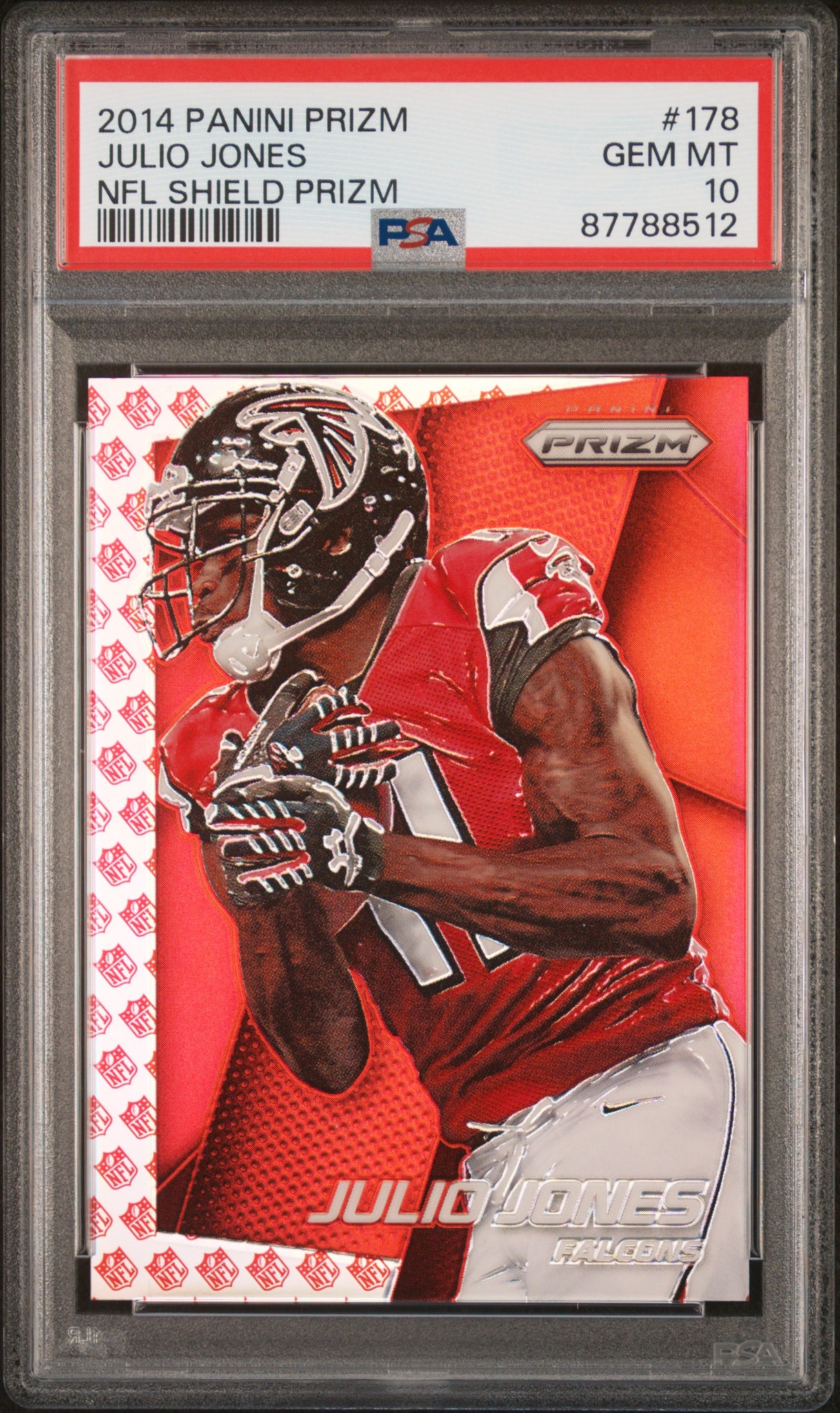 Julio Jones - 2014 Panini Prizm NFL Shield PSA 10