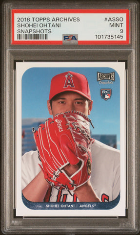 Shohei Ohtani - 2018 Topps Archives Snapshots PSA 9