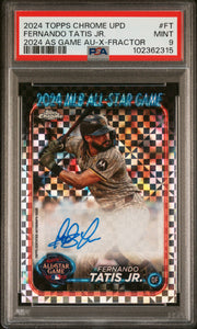 Fernando Tatis JR. - 2024 Topps Chrome Update ASG Auto X-Fractor PSA 9 /125