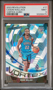 Cason Wallace - 2023 Panini Revolution Vortex Cubic PSA 9