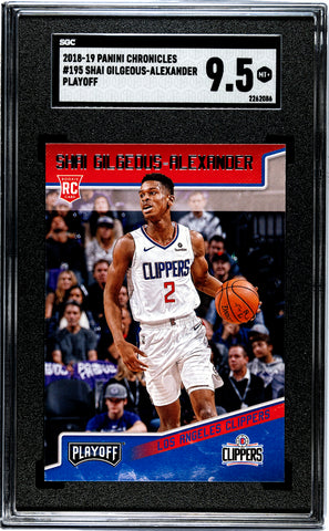 Shai Gilgeous-Alexander - 2018 Panini Chronicles Playoff SGC 9.5