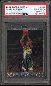 Kevin Durant - 2007 Topps Chrome PSA 8