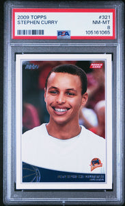 Stephen Curry - 2009 Topps PSA 8