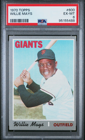 Willie Mays - 1970 Topps PSA 6