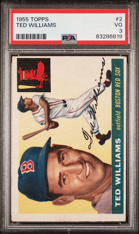 Ted Williams - 1955 Topps PSA 3