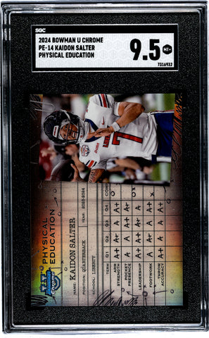Kaidon Salter - 2024 Bowman U Chrome Physical Education SGC 9.5