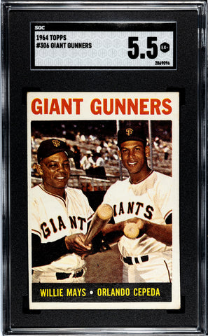 Giant Gunners - 1964 Topps SGC 5.5