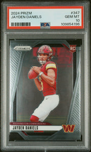 Jayden Daniels - 2024 Panini Prizm PSA 10