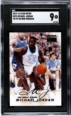 Michael Jordan - 2013 Fleer Retro '98 99 Skybox Premium SGC 9